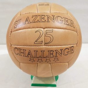 Slazenger Four Star 25 Brown | 1966 FIFA World Cup Ball | GENIUNE LEATHER SIZE 5